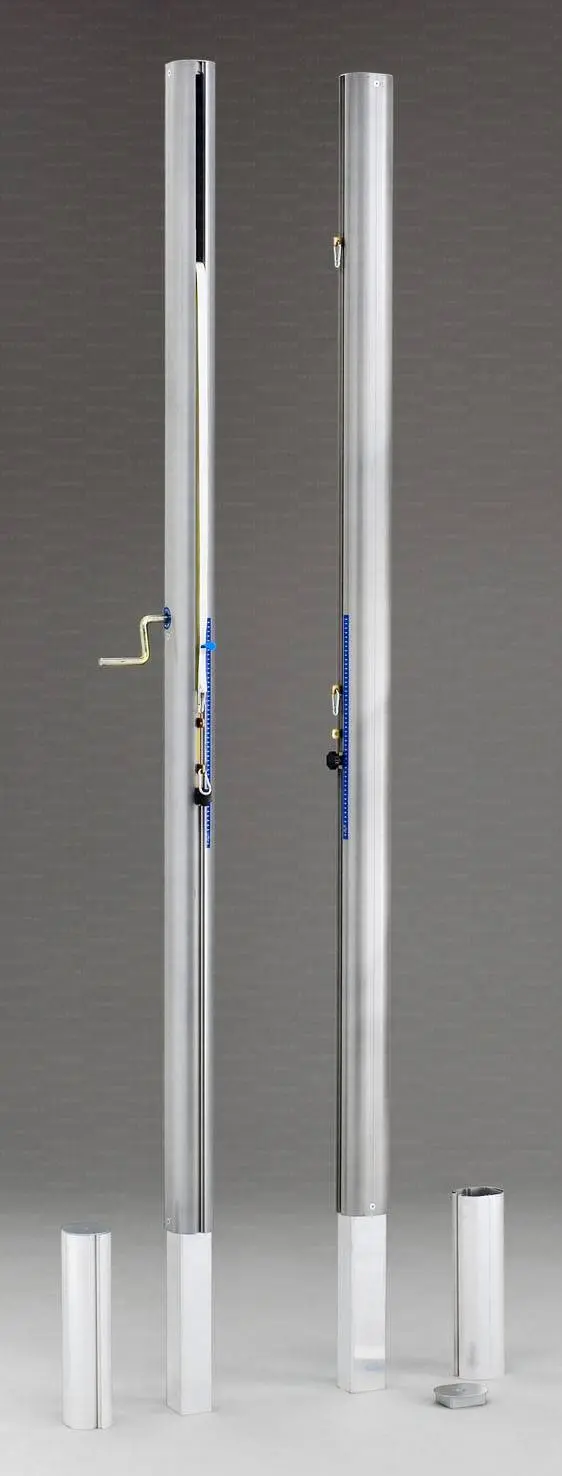 300204 Fixed Steel Volleyball Posts