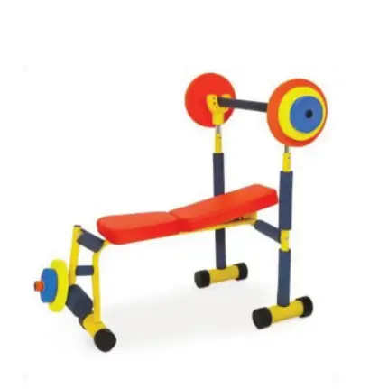 Exercise Bench with Barbell Rack