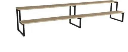 Grandstand with Wooden Seating