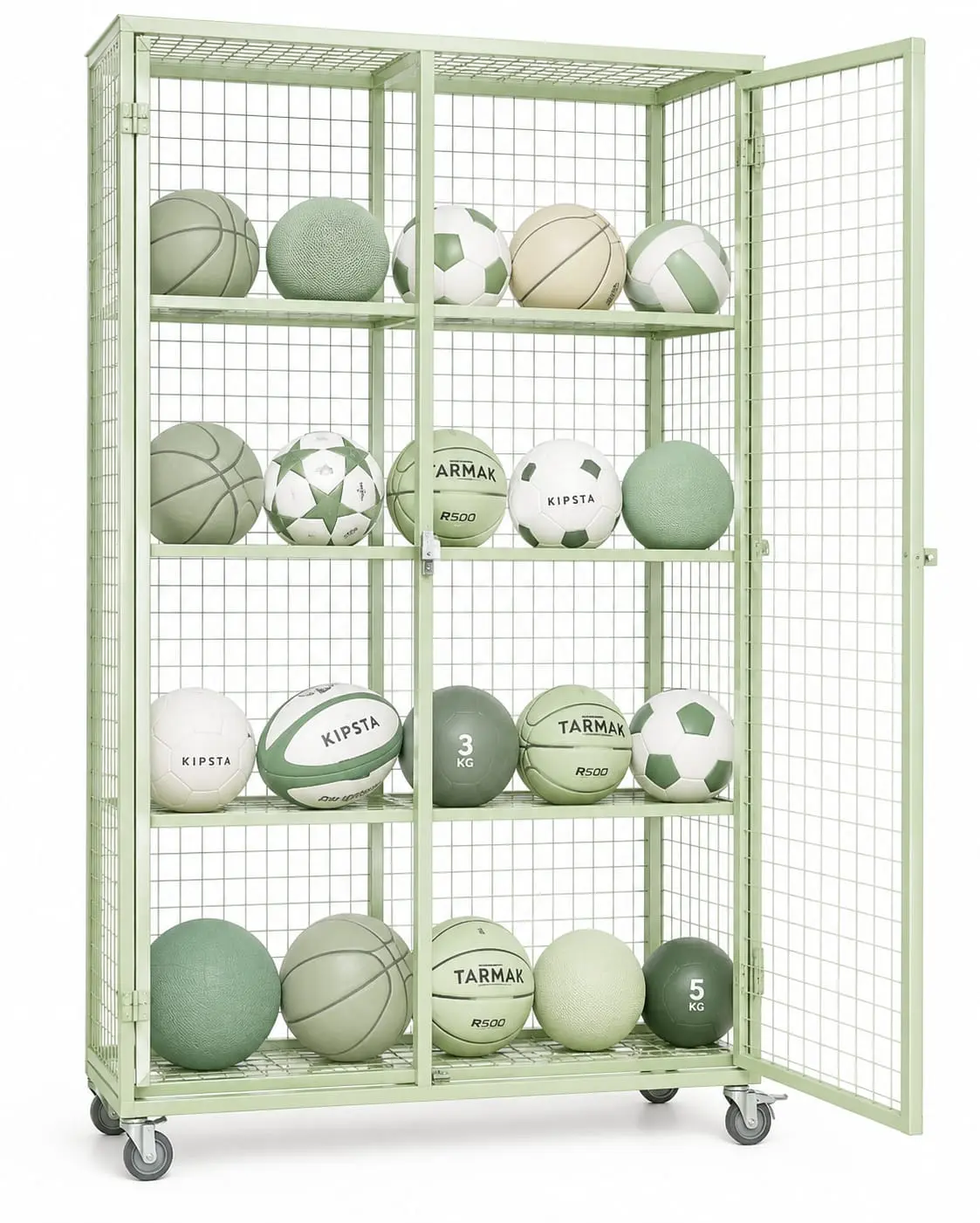 980111 Ball Storage Cabinet with Doors